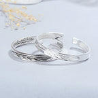 Argento Bracciale bellissimo con stile unico