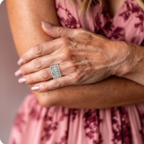 Anello artigianale delicato