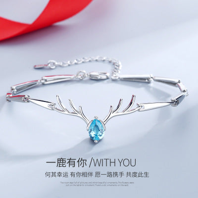 Argento Bracciale artigianale delicato