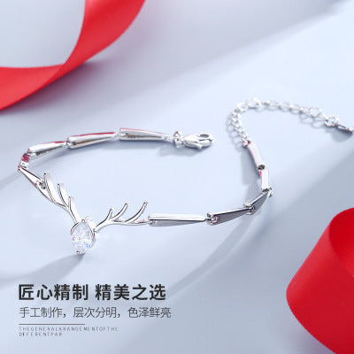 Argento Bracciale artigianale delicato