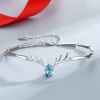 Argento Bracciale artigianale delicato