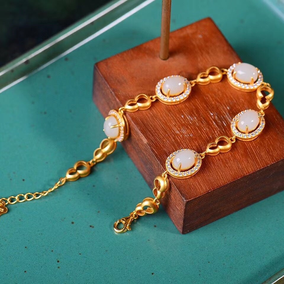 Argento Bracciale vintage fatto a mano