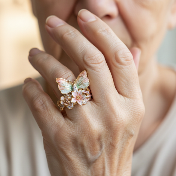 Oro Anello classico dal fascino senza tempo