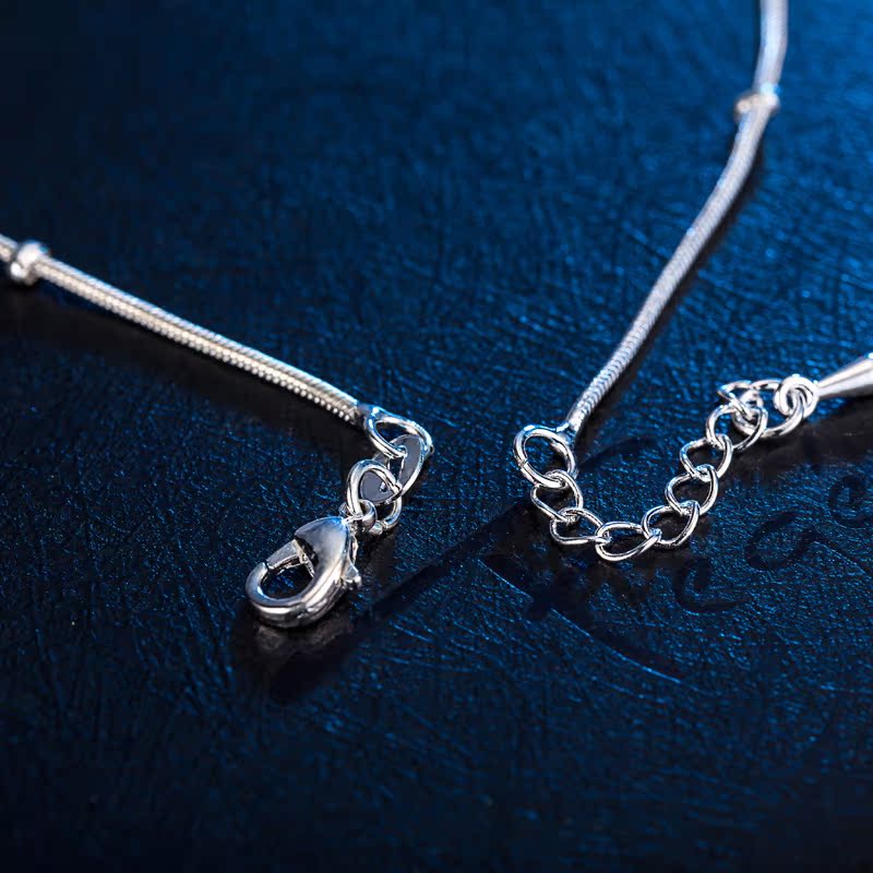 Argento Bracciale bellissimo con stile unico