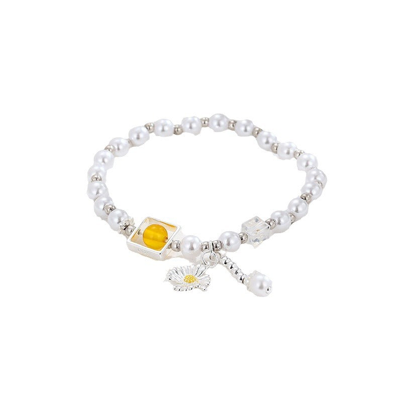 Argento Bracciale artigianale delicato