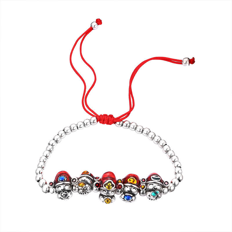 Argento Bracciale bellissimo con stile unico