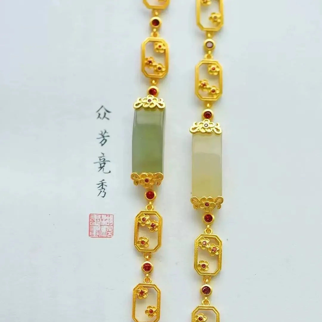 Argento Bracciale bellissimo con stile unico