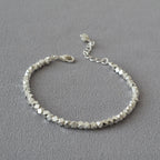 Argento Bracciale bellissimo con stile unico