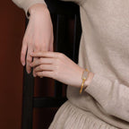 Argento Bracciale artigianale delicato