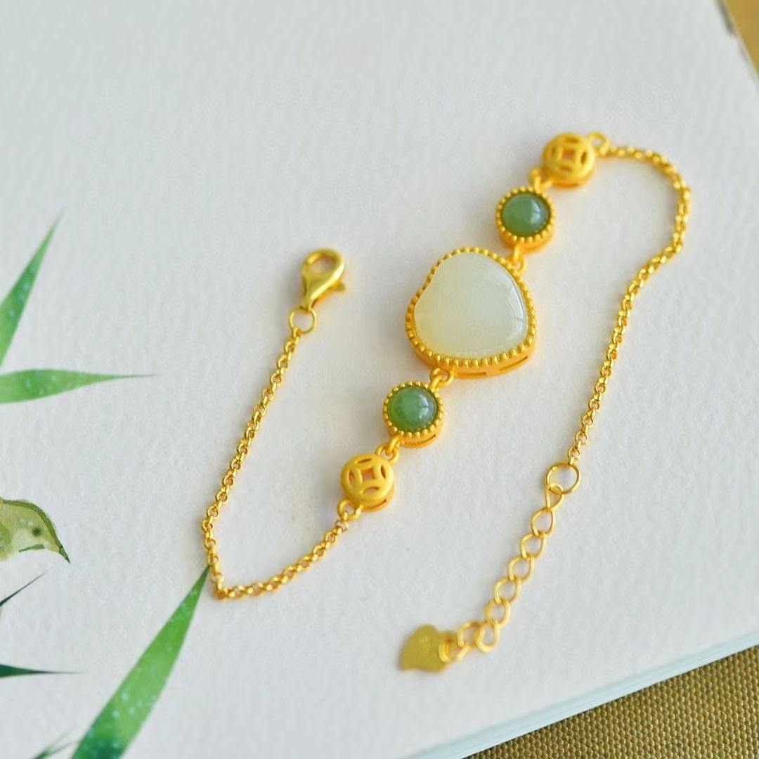 Argento Bracciale vintage fatto a mano