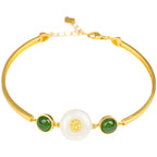 Argento Bracciale bellissimo con stile unico