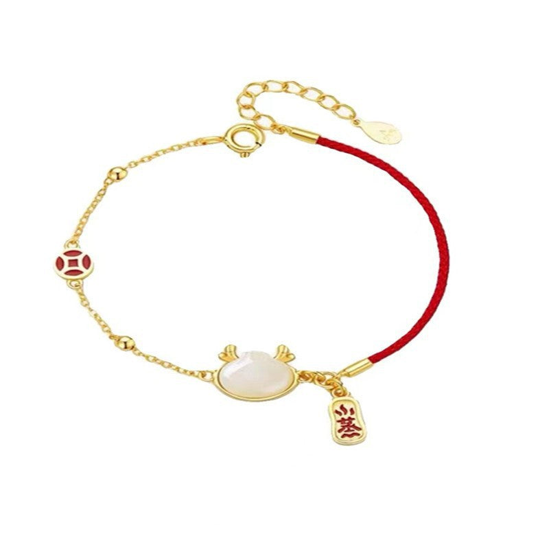 Argento Bracciale bellissimo con stile unico