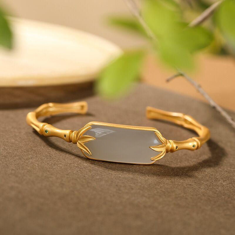 Argento Bracciale artigianale delicato