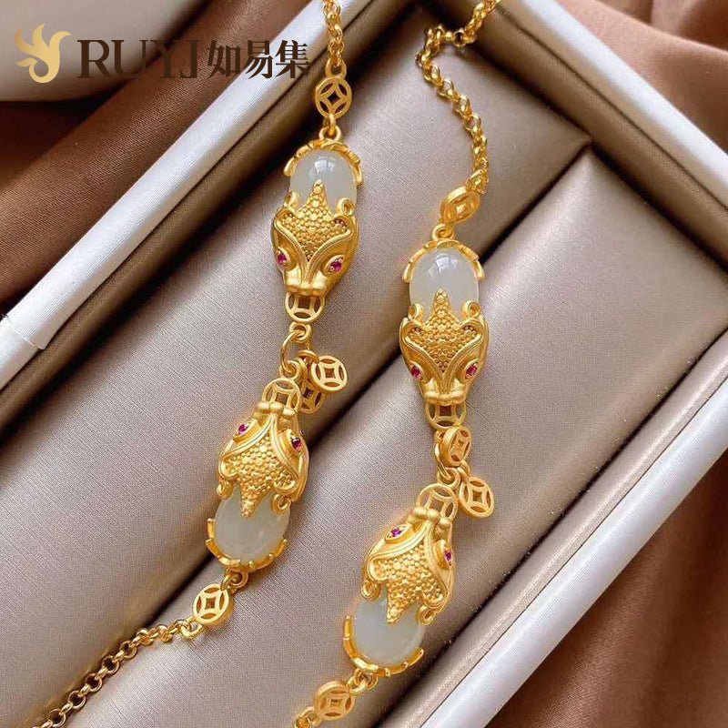 Argento Bracciale vintage fatto a mano