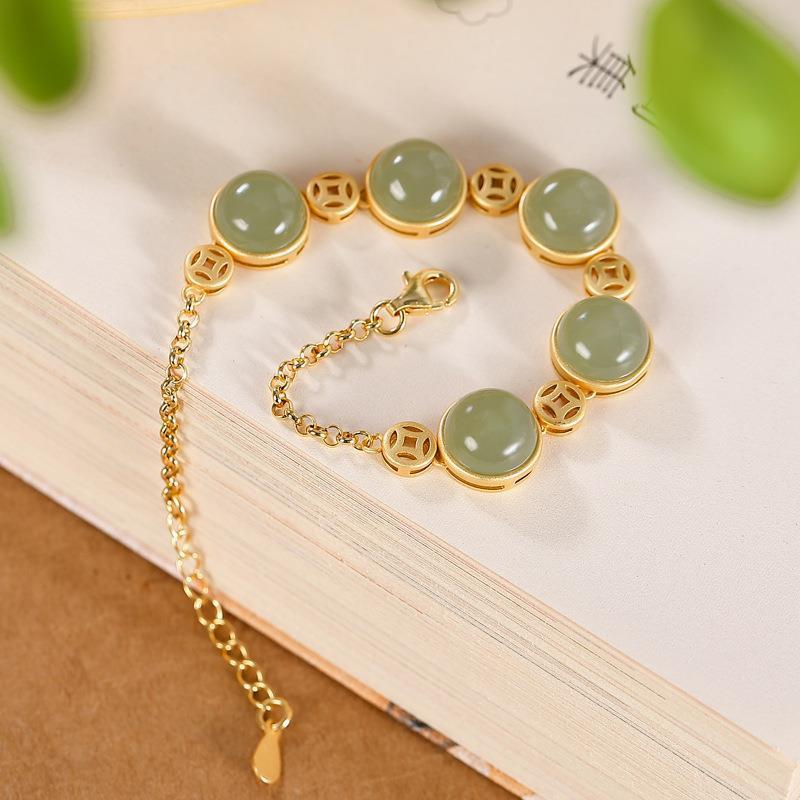 Argento Bracciale bellissimo con stile unico