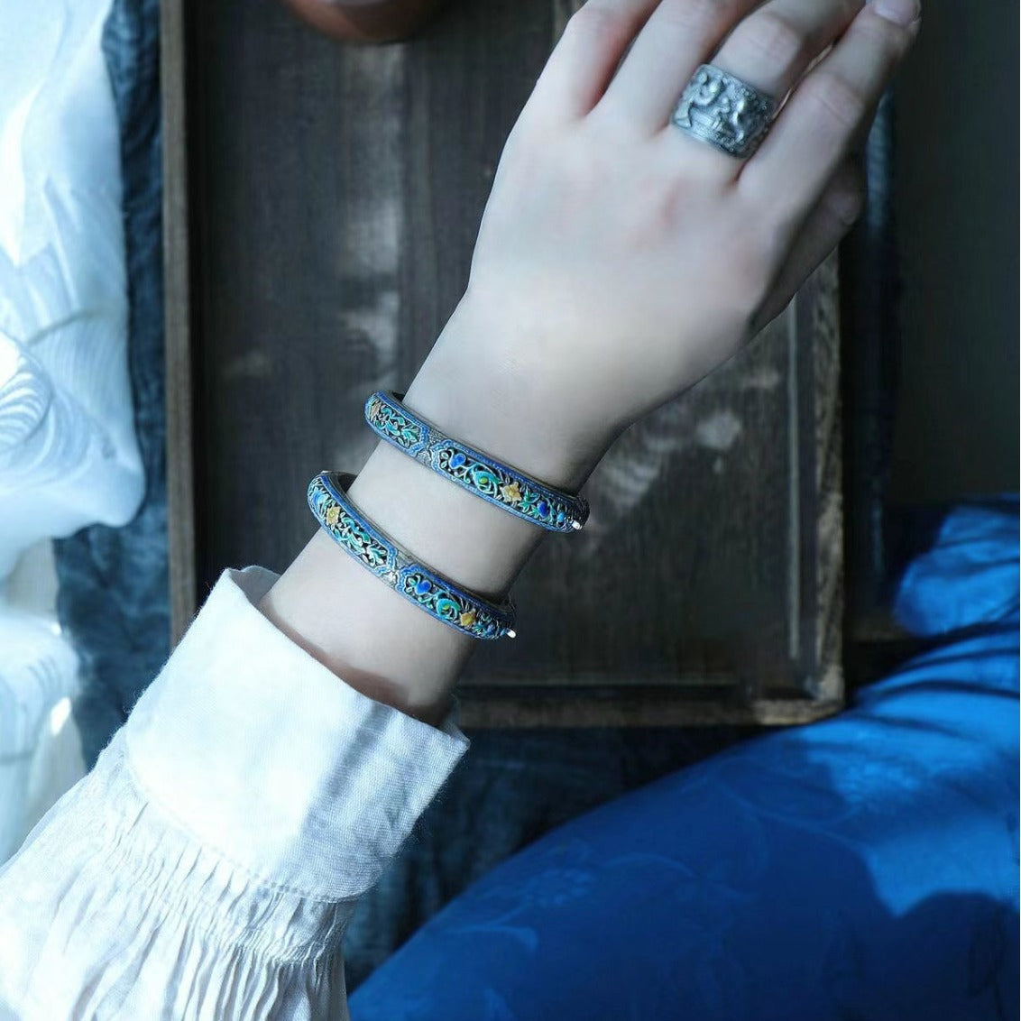 Argento Bracciale stupendo per uso quotidiano