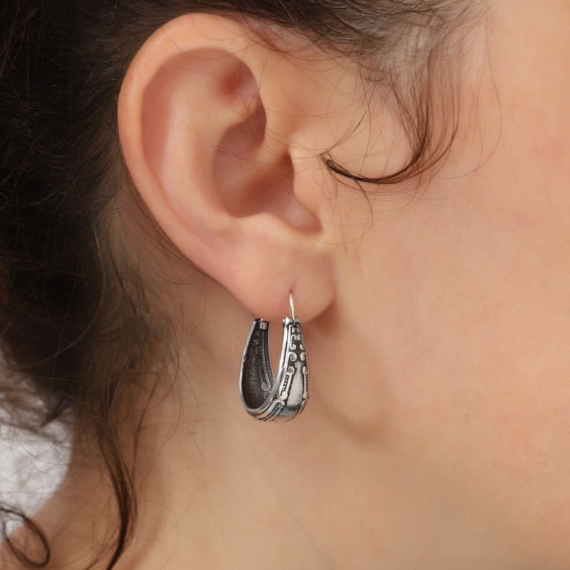 Argento Orecchino affascinante per ogni occasione