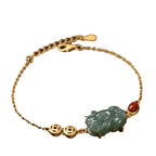 Argento Bracciale artigianale delicato