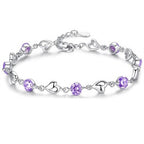 Argento Bracciale artigianale delicato