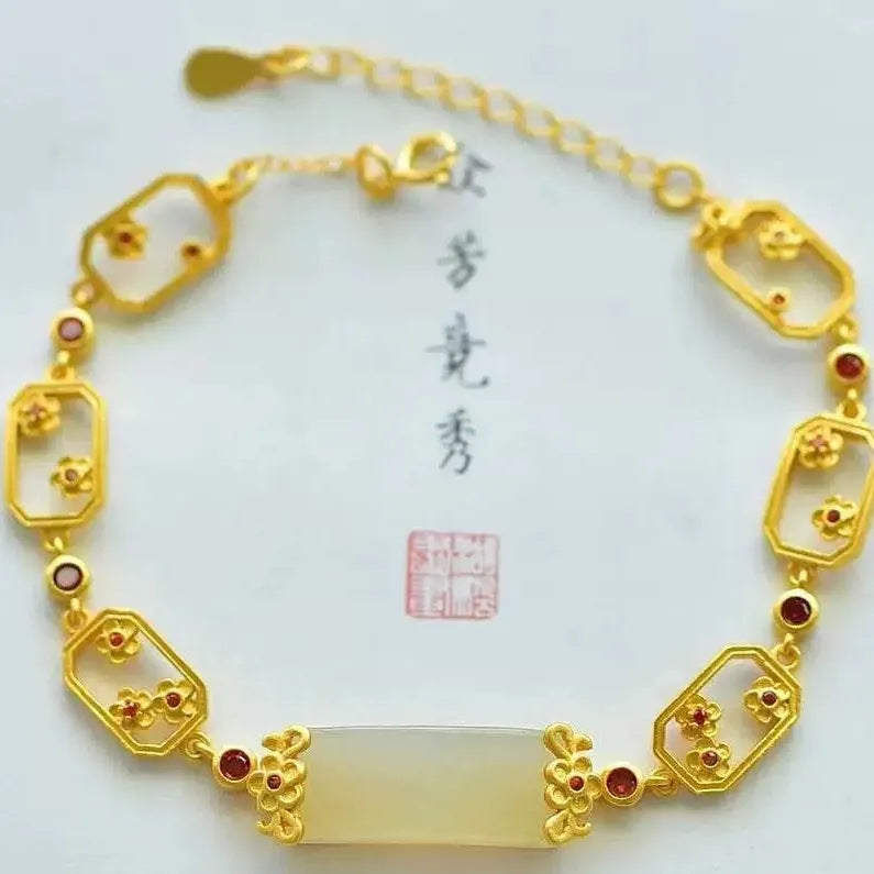 Argento Bracciale bellissimo con stile unico