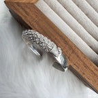 Argento Bracciale artigianale delicato