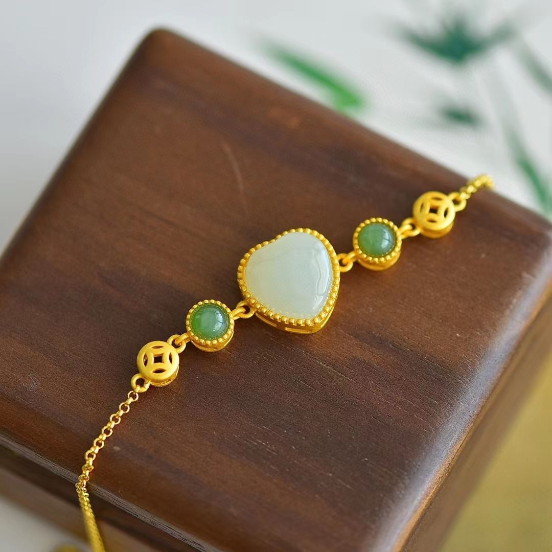 Argento Bracciale vintage fatto a mano