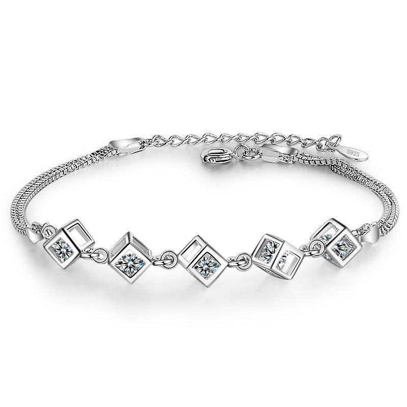 Argento Bracciale romantico per momenti speciali