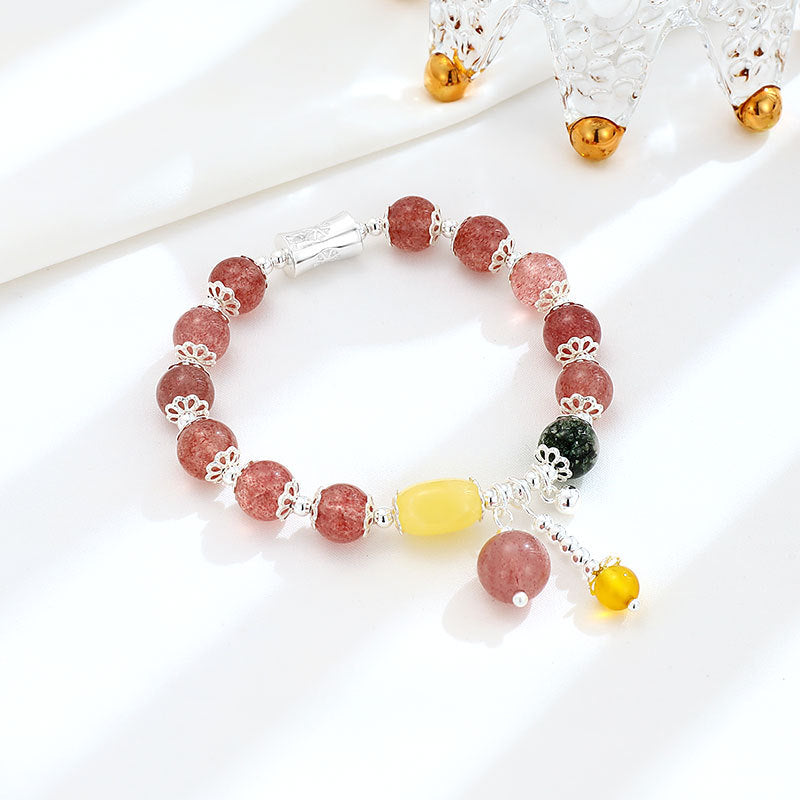 Argento Bracciale bellissimo con stile unico