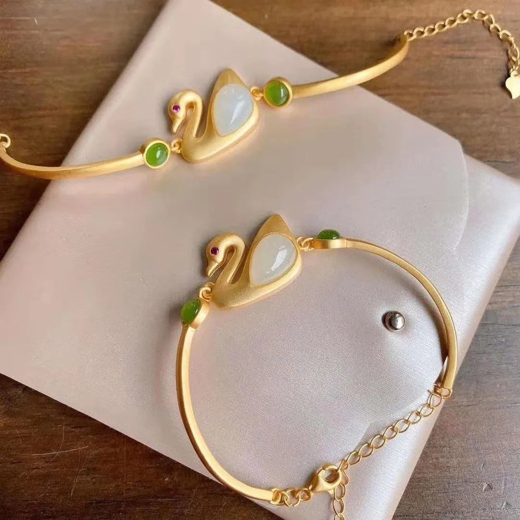 Argento Bracciale artigianale delicato