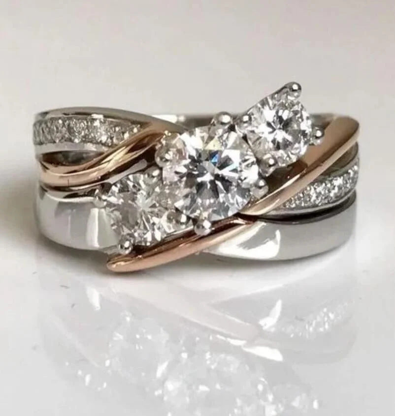 A Must-Have - Oro Anello bellissimo con stile unico