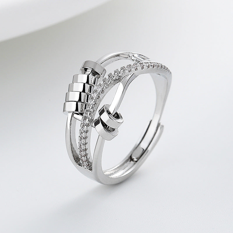 Argento Bracciale bellissimo con stile unico