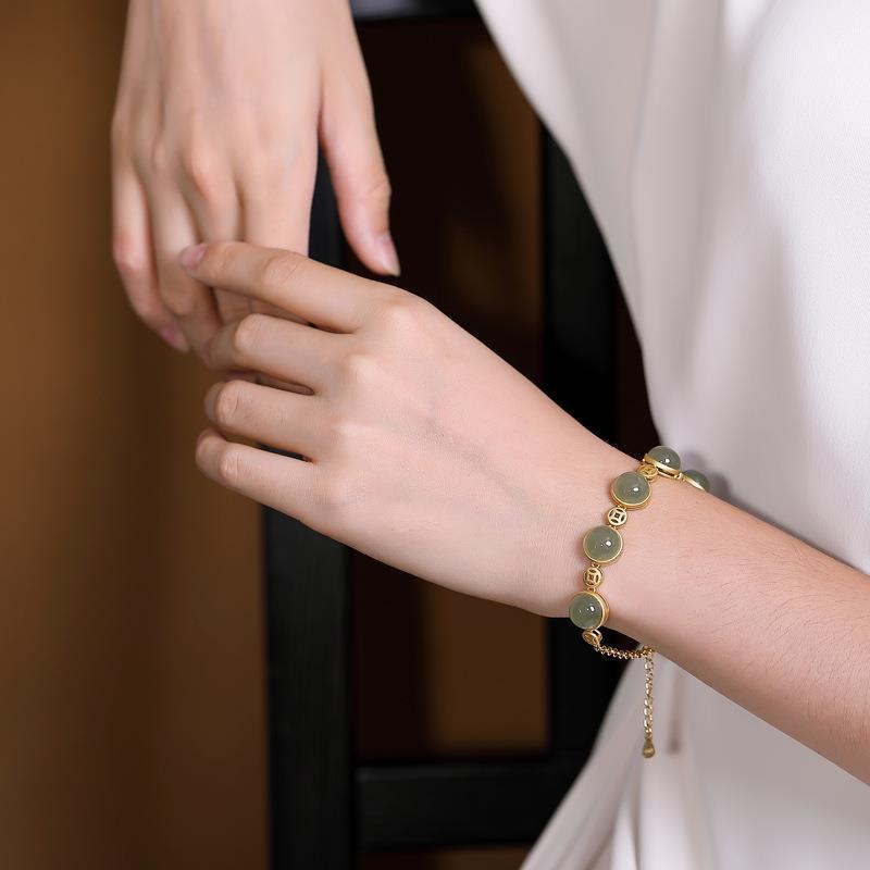 Argento Bracciale bellissimo con stile unico