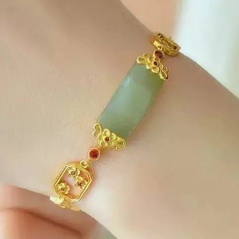 Argento Bracciale bellissimo con stile unico