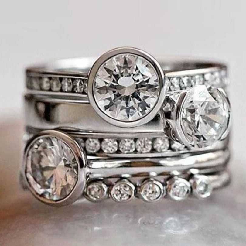 A Must-Have - Argento Anello elegante per ogni occasione