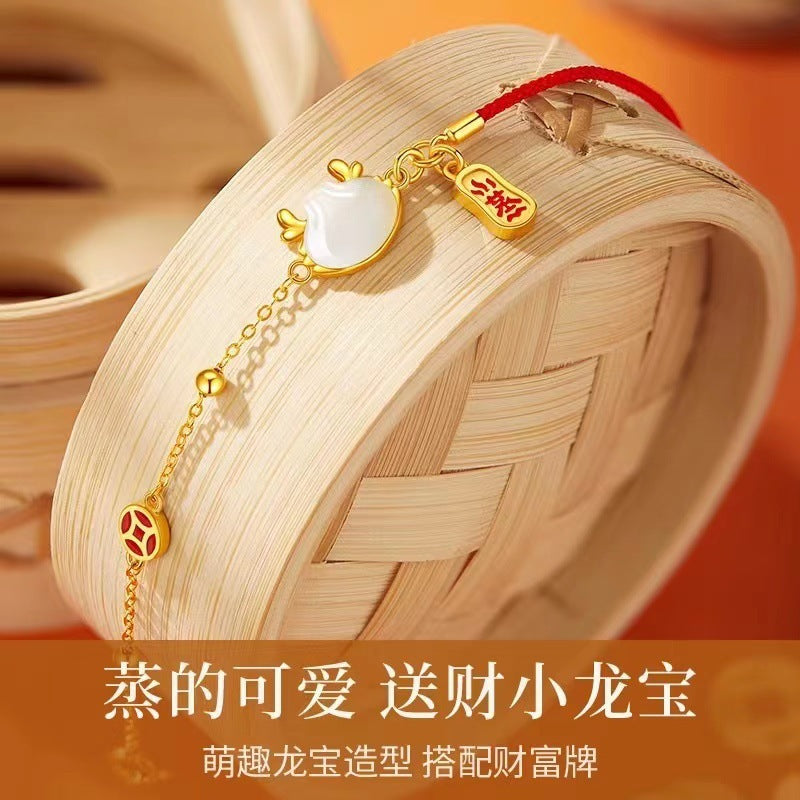 Argento Bracciale bellissimo con stile unico