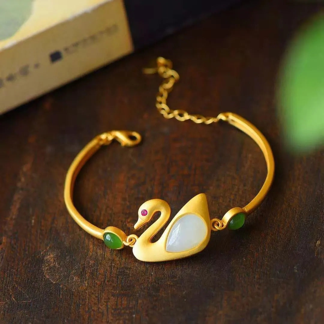 Argento Bracciale artigianale delicato