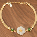 Argento Bracciale artigianale delicato