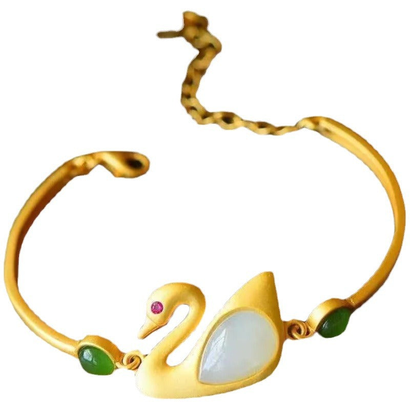 Argento Bracciale artigianale delicato