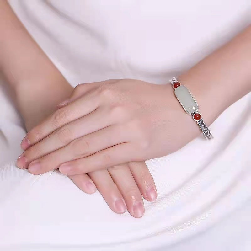 Argento Bracciale stupendo per uso quotidiano