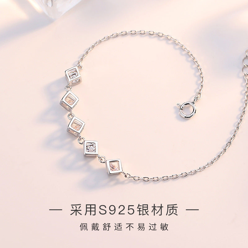 Argento Bracciale romantico per momenti speciali