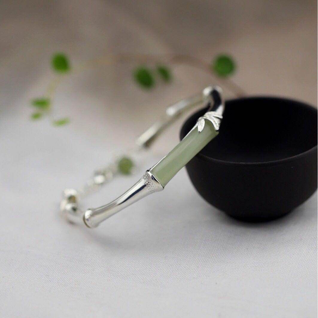 Argento Bracciale vintage fatto a mano