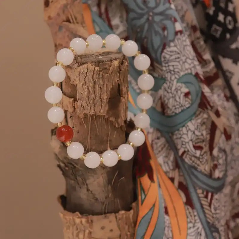 Argento Bracciale artigianale delicato