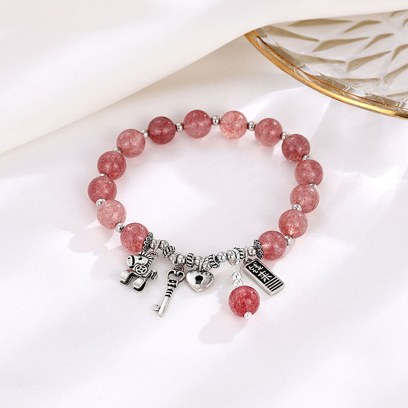 Argento Bracciale artigianale delicato