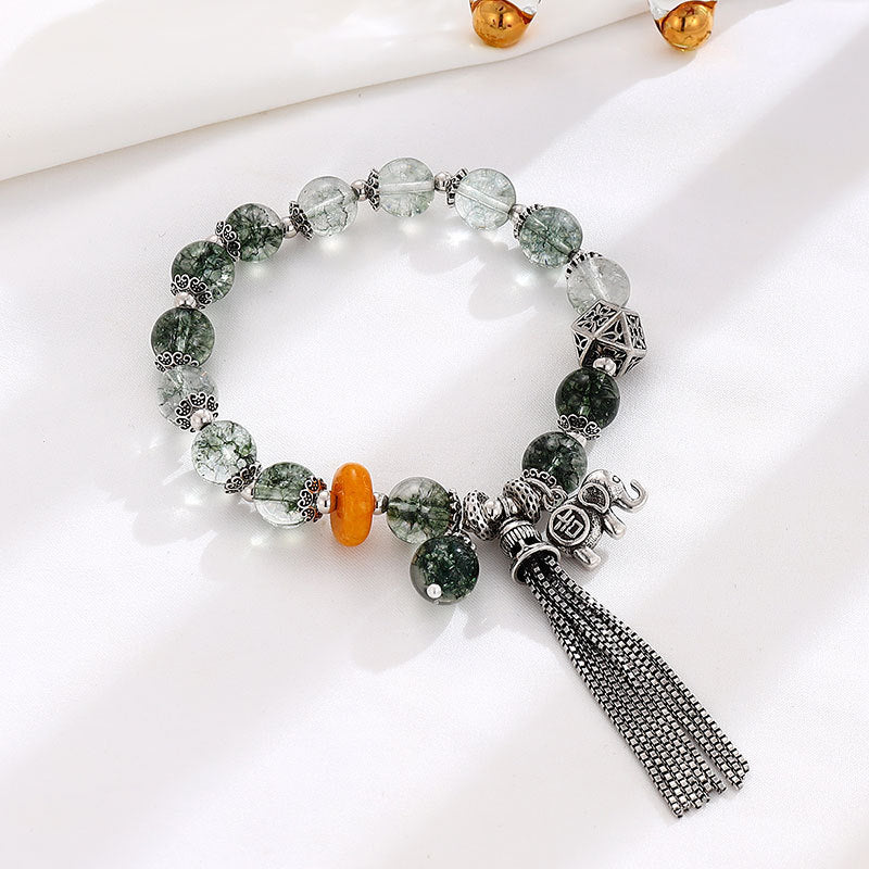 Argento Bracciale artigianale delicato