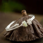 Argento Bracciale artigianale delicato