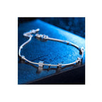 Argento Bracciale bellissimo con stile unico
