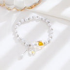 Argento Bracciale artigianale delicato