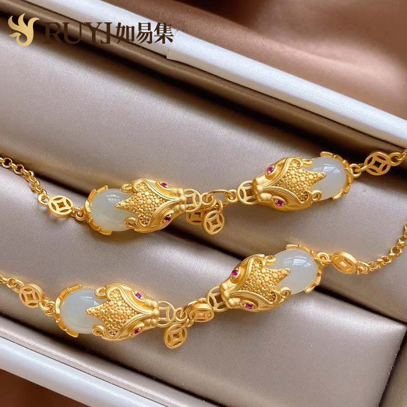 Argento Bracciale vintage fatto a mano