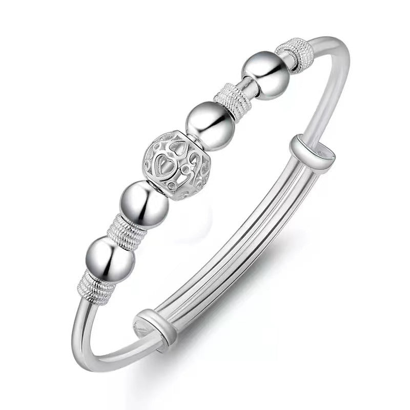 Argento Bracciale artigianale delicato