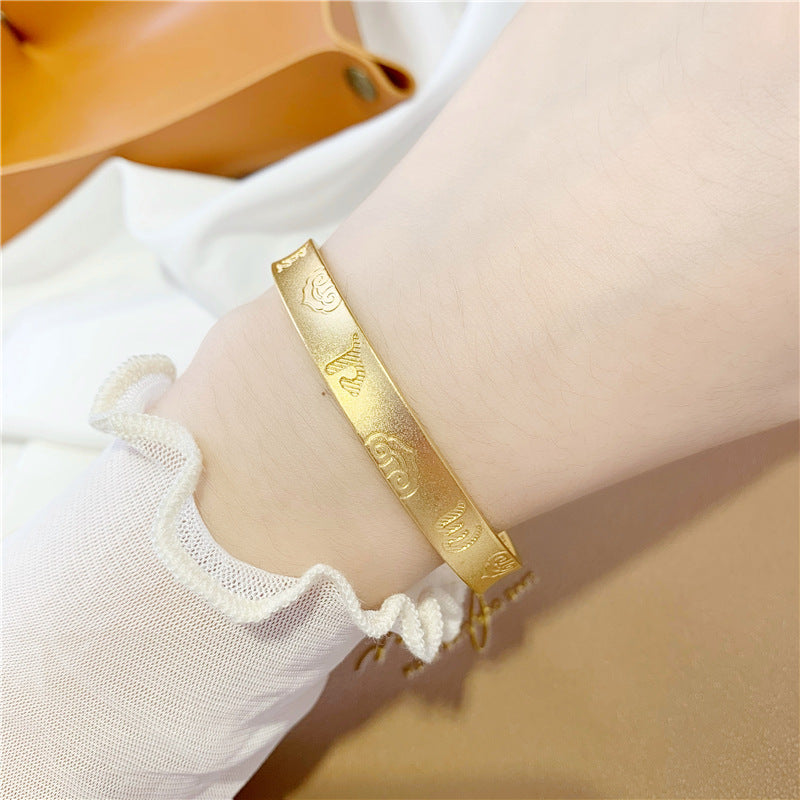 Argento Bracciale bellissimo con stile unico